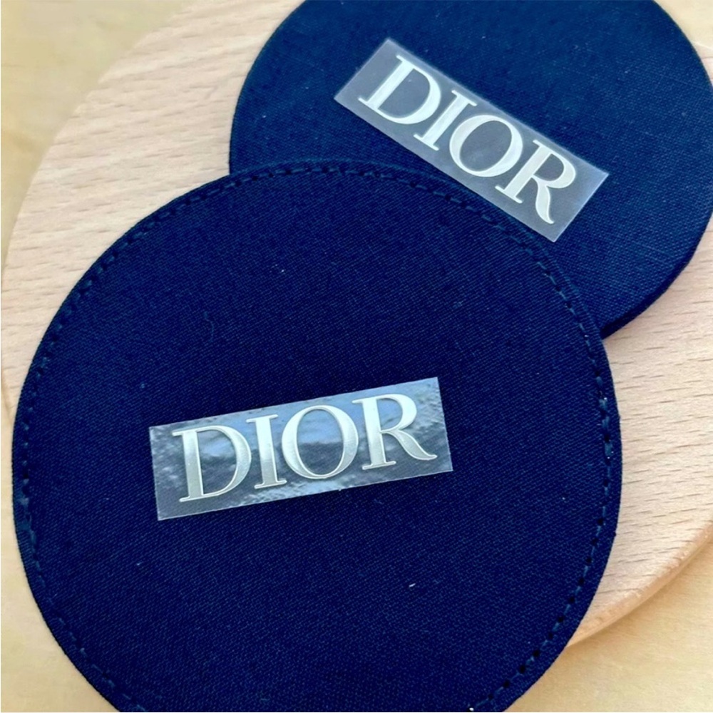 Dior Dark Blue Fabric Coasters